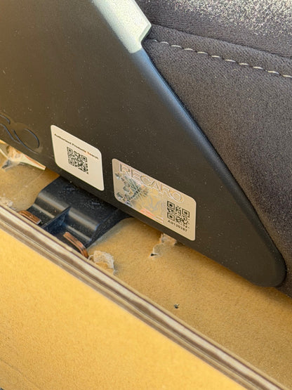 Recaro SR-S BK100 Sport Seat - Kamui Black x Brilliant Mesh Silver