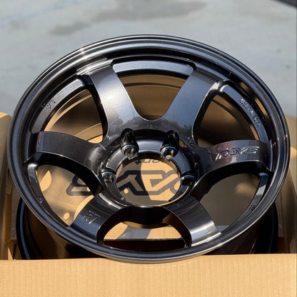 Gram Lights 57DR-X 17x8.5 -10 6x139.7 Super Dark Gunmetal (SET)