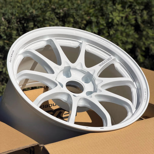 Volk Racing CE28N-Plus 17x10 +44 5x114.3 Dash White (SET)