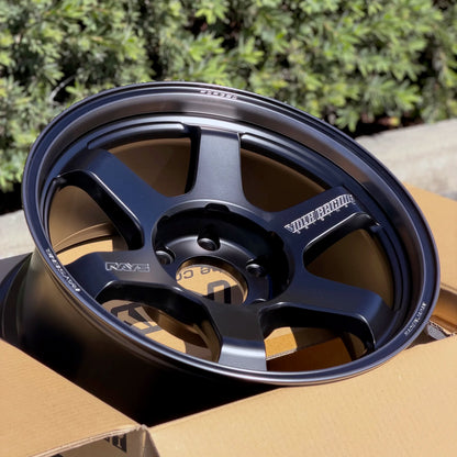 Volk Racing TE37 Ultra Large PCD Black Shadow LTD 18x9 +0 6x135 Matte Translucent Black (SET)