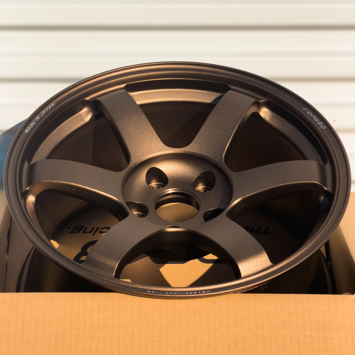 Volk Racing TE37 Saga S-Plus 30th Anniversary Sticker Ver. 17x9 +22 5x114.3 Bronze (SET)