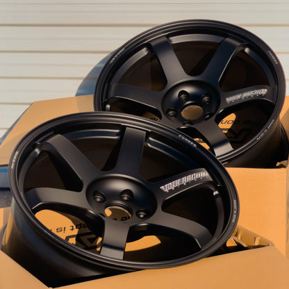 Volk Racing TE37 Saga S-Plus 19x9.5 +25, 19x11 +35 5x112 Matte Black (SET)