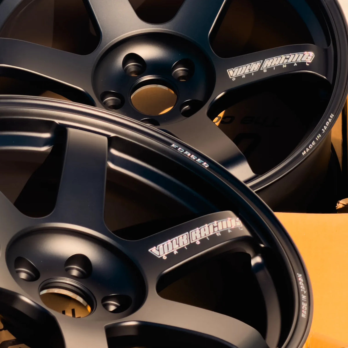Volk Racing TE37 Saga S-Plus 19x9.5 +25, 19x11 +35 5x112 Matte Black (SET)