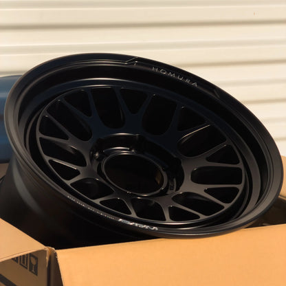 Rays Homura 2x9L-RA 17x8.5 +10 6x139.7 Semigloss Black (SET)