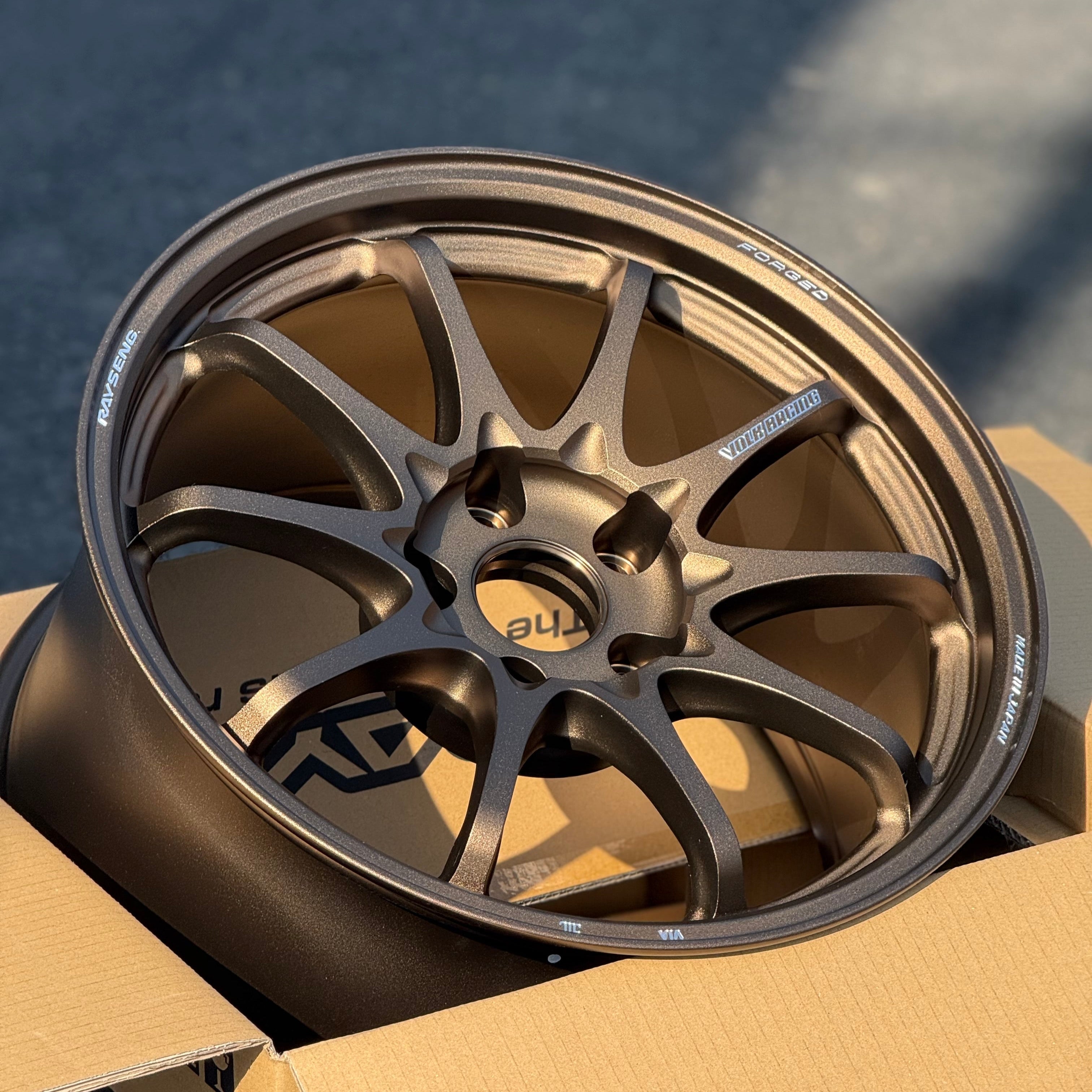 rinnです！ Volk Racing CE28N Plus Wheels - Matte Gunbronze - 18x9.5 / +38