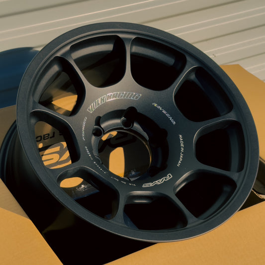 Volk Racing ZE40X 17x8.5 -10 6x139.7 Blast Black 2 (SET)