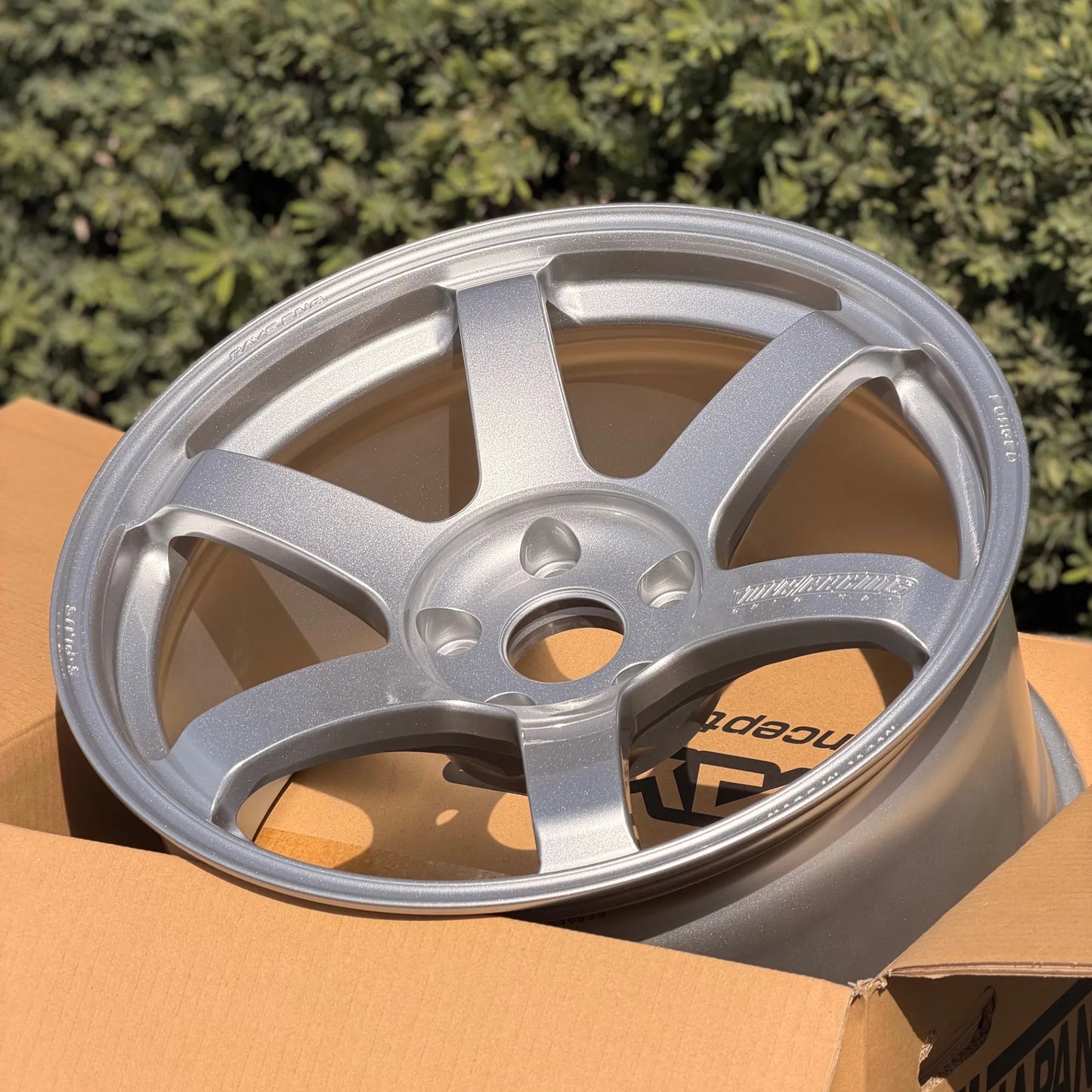Volk Racing TE37 Saga S-Plus 18x10 +25 5x120 Diamond Silver Wheel