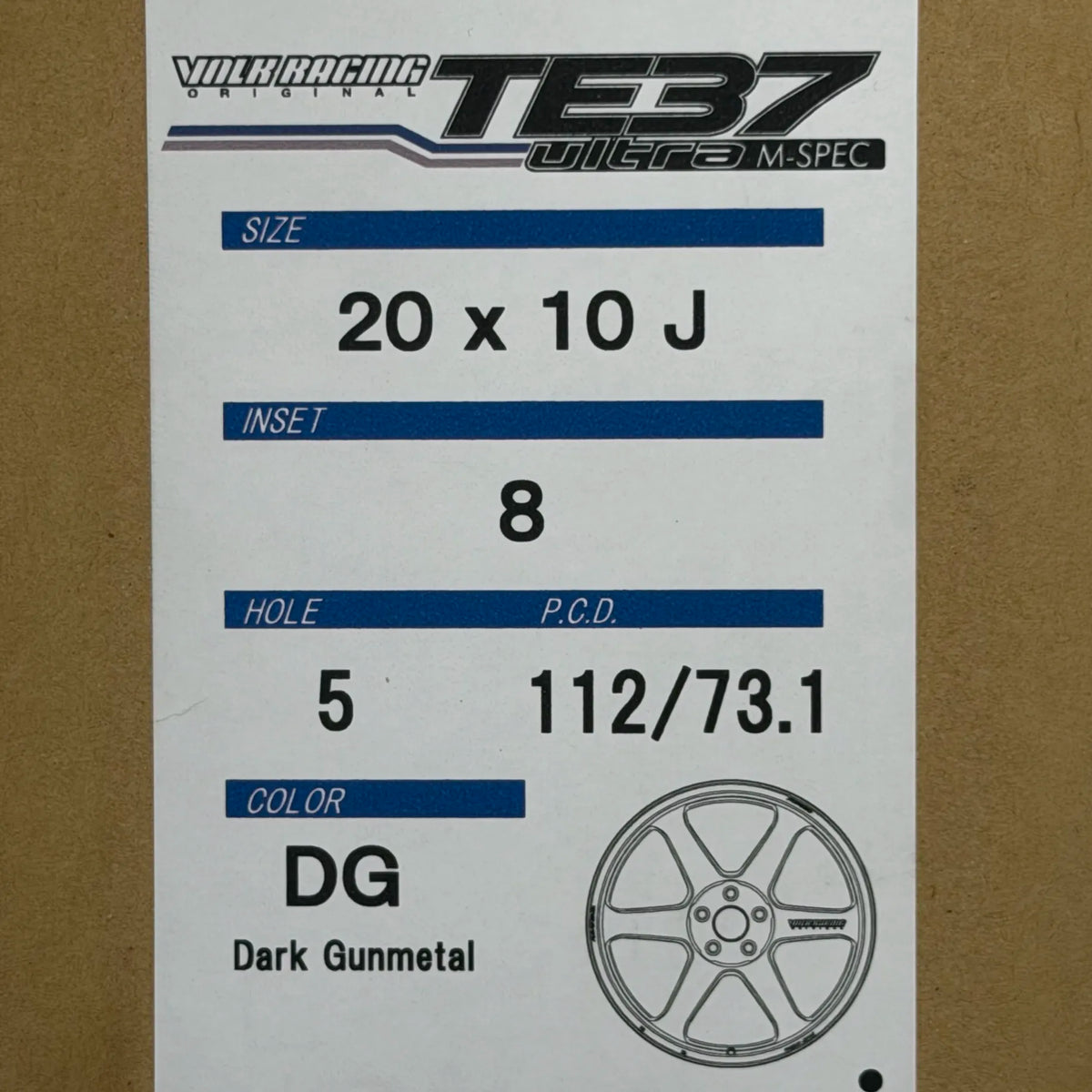 Volk Racing TE37 Ultra M-Spec 20x10 +8, 20x11 +15 5x112 Dark Gunmetal (SET)