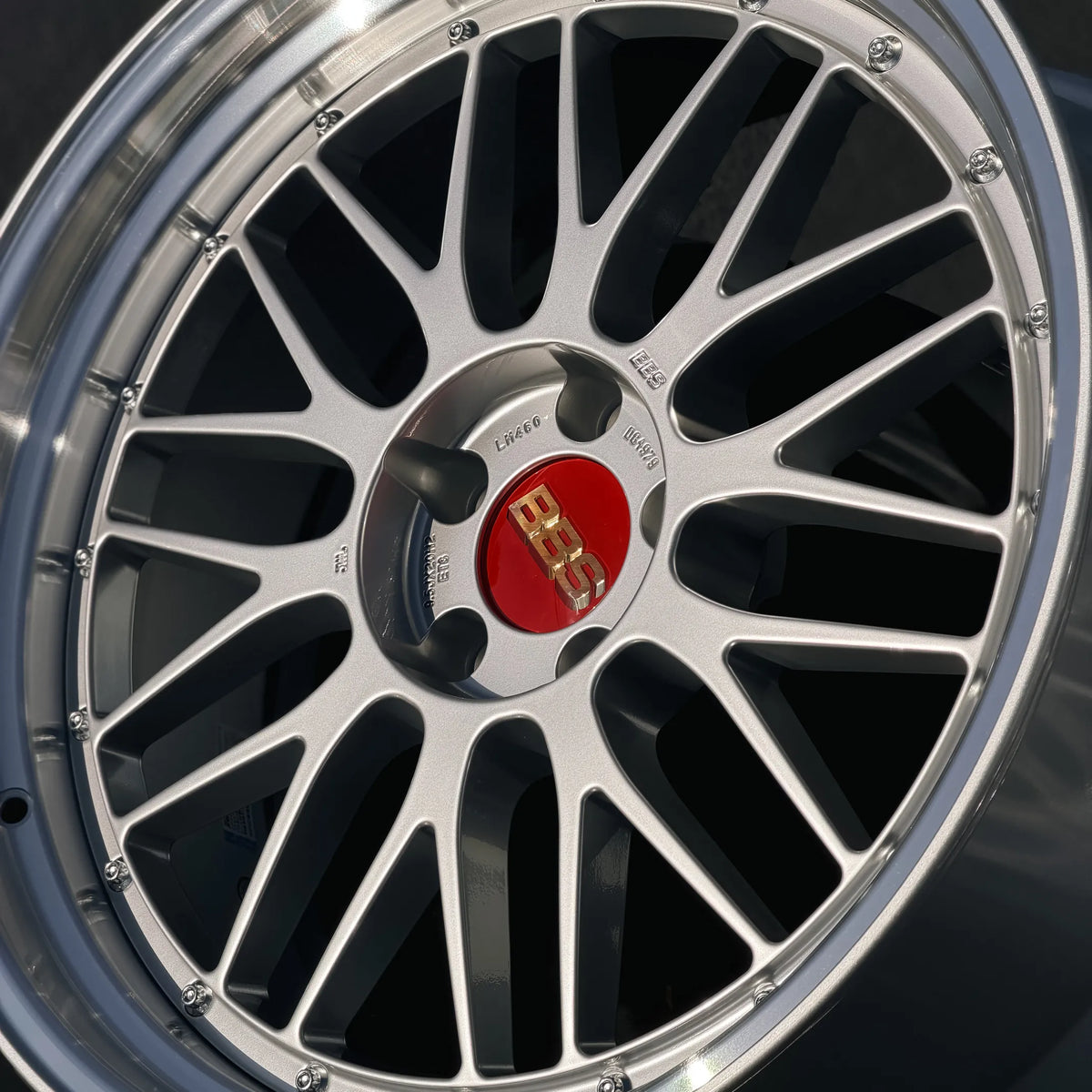 BBS LM 20x9.5 +8, 20x10.5 +15 5x112 Diamond Silver (SET)