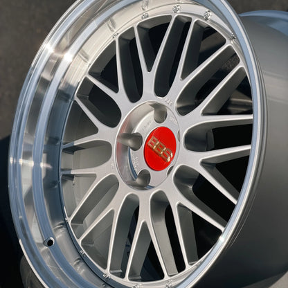 BBS LM 20x9.5 +8, 20x10.5 +15 5x112 Diamond Silver (SET)