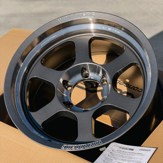 Volk Racing TE37XT SL M-Spec 18x9 +0 6x139.7 Pressed Graphite (SET)