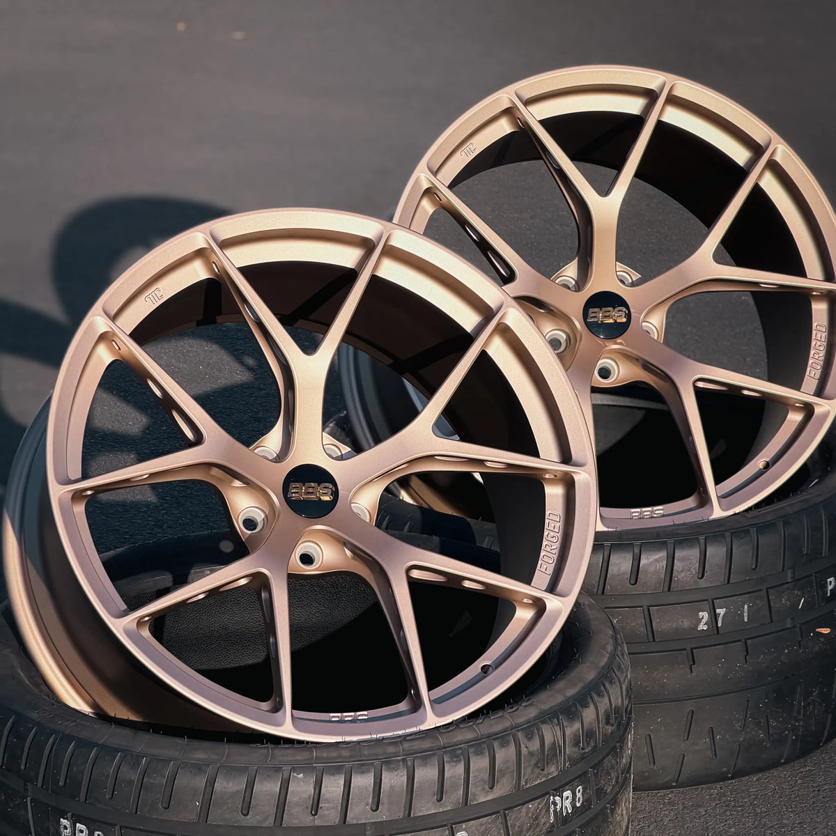 BBS FI-R Evo 20x9.5 +10, 20x10.5 +15 5x112 Citrine Gold (SET)