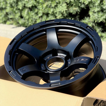 Gram Lights 57DR-X HD 17x8.5 -20 6x139.7 Semi Gloss Black (SET)