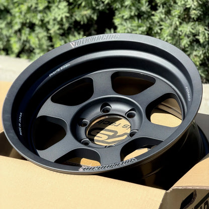 Volk Racing TE37XT M-Spec 17x8.5 -3 6x135 Blast Black (SET)