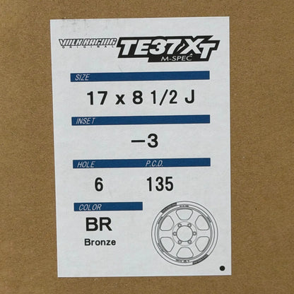Volk Racing TE37XT M-Spec 17x8.5 -3 6x135 Bronze (SET)