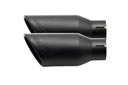 Roush 15-24 Ford F-150 5.0L 4in Black Exhaust Dual Tips - Pair