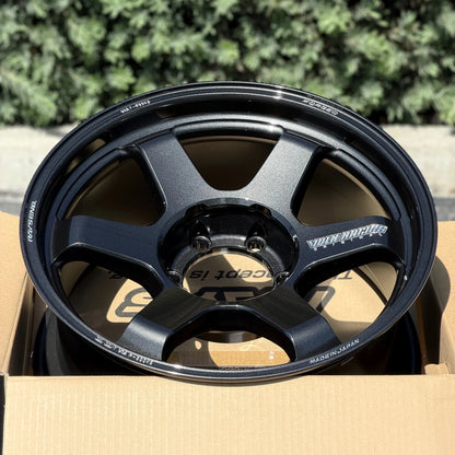 Volk Racing TE37 Ultra Large PCD M-Spec 18x9 +0 6x139.7 Diamond Dark Gunmetal (SET)