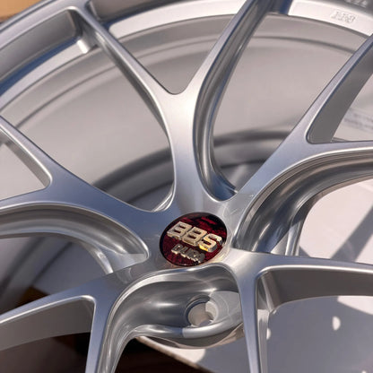 BBS RI-D 20x9.5 +10, 20x10.5 +15 5x112 Diamond Silver (SET)