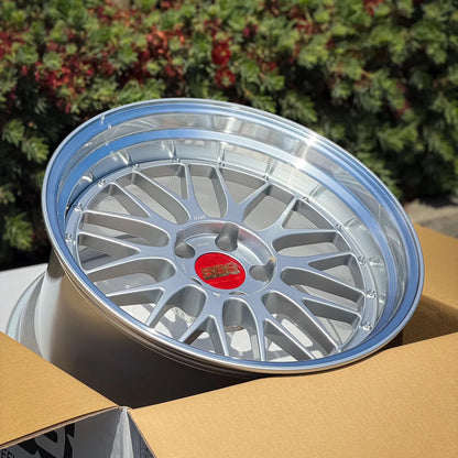 BBS LM 19x10.5 +15 5x114.3 Diamond Silver (SET)