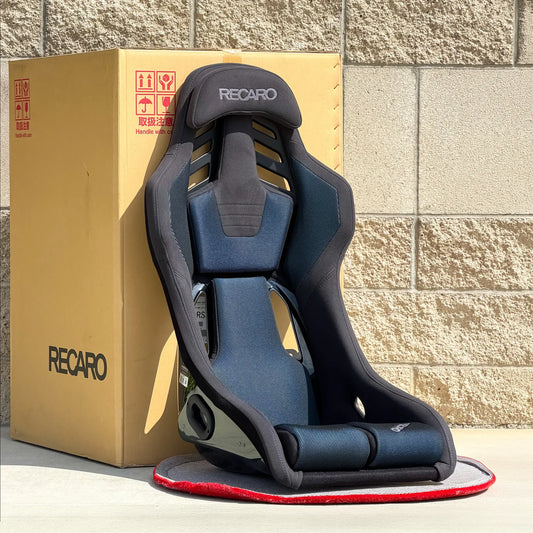 Recaro RSS BK (Large / FRP) - Kamui Black / Brilliant Mesh Blue