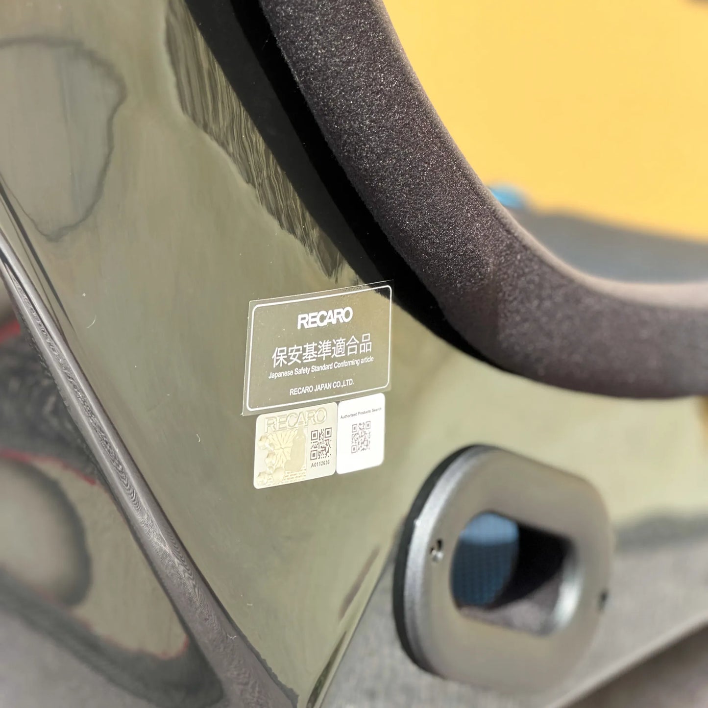 Recaro RSS BK (Large / FRP) - Kamui Black / Brilliant Mesh Blue