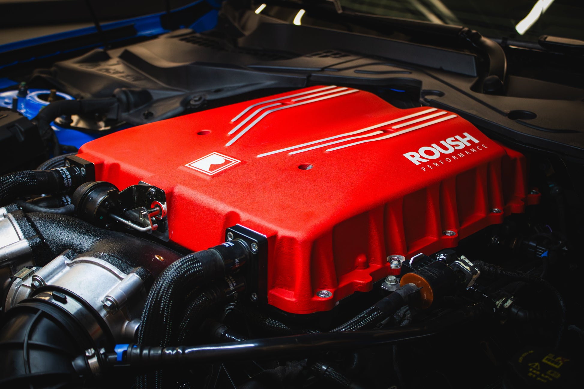 Roush 2024 Ford Mustang GT / Dark Horse 5.0L Phase 2 Supercharger Kit