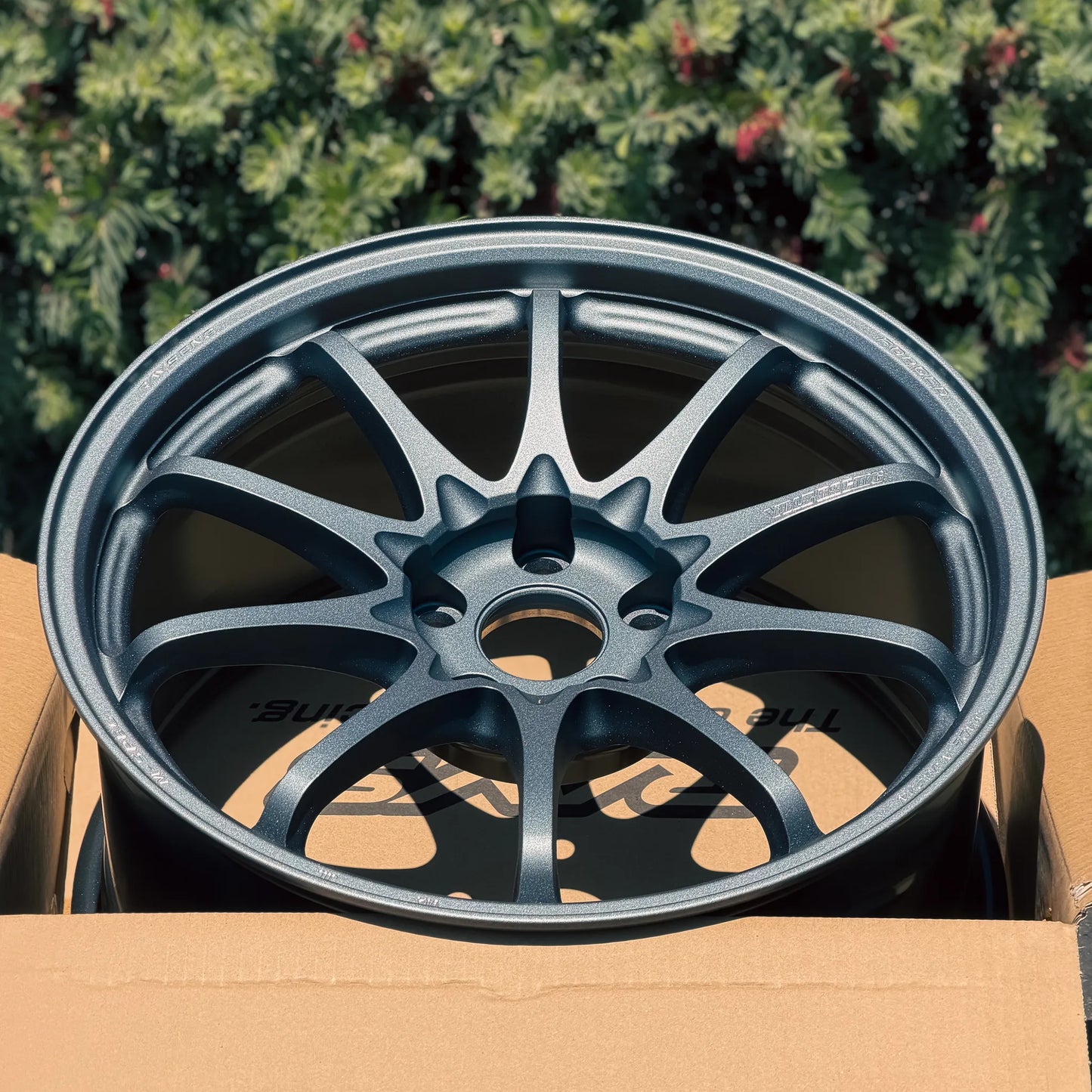 Volk Racing CE28N-Plus M-Spec 18x9.5 +38 5x114.3 Blast Gunmetal (SET)