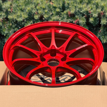 Volk Racing CE28N-Plus 18x9.5 +22 5x114.3 Red (SET)