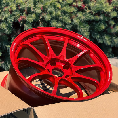 Volk Racing CE28N-Plus 18x9.5 +22 5x114.3 Red (SET)