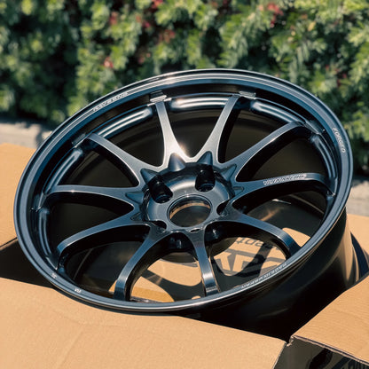 Volk Racing CE28N-Plus 18x9.5 +38 5x114.3 Shining Black Metal (SET)