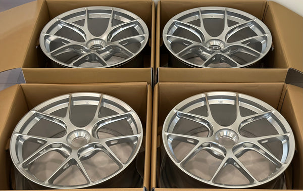 BBS FI-R 20x9 +48, 21x11.5 +60 5x130 Diamond Silver (SET