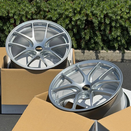 BBS RI-A 19x9 +50, 19x10.5 +43 5x130 Diamond Silver (SET)