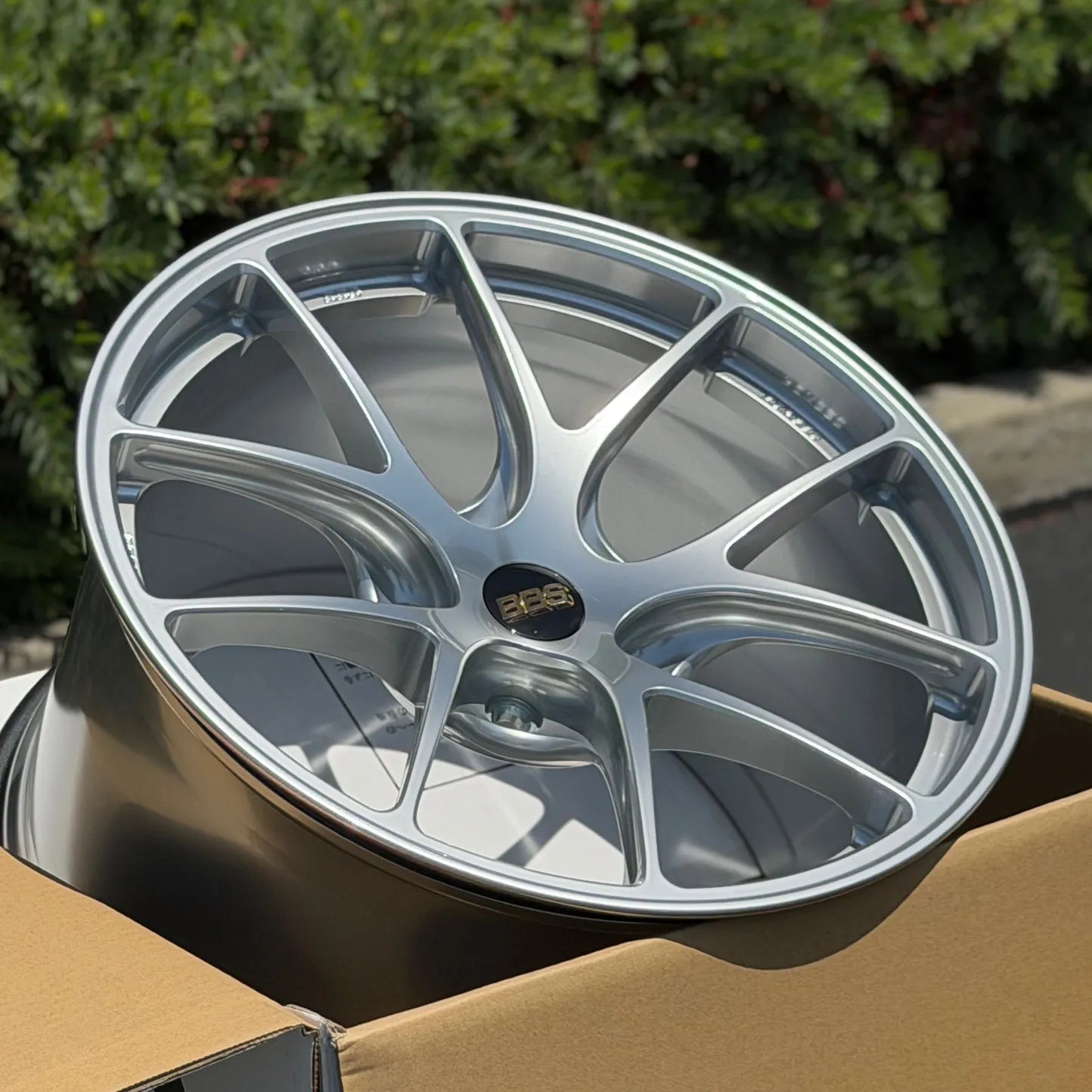 BBS RI-A 19x9 +50, 19x12 +61 5x130 Diamond Silver (SET)