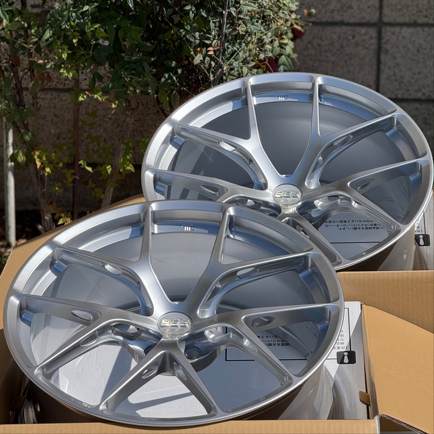 BBS FI-R 20x9 +35, 20x11.5 +40 5x112 Diamond Silver (SET)