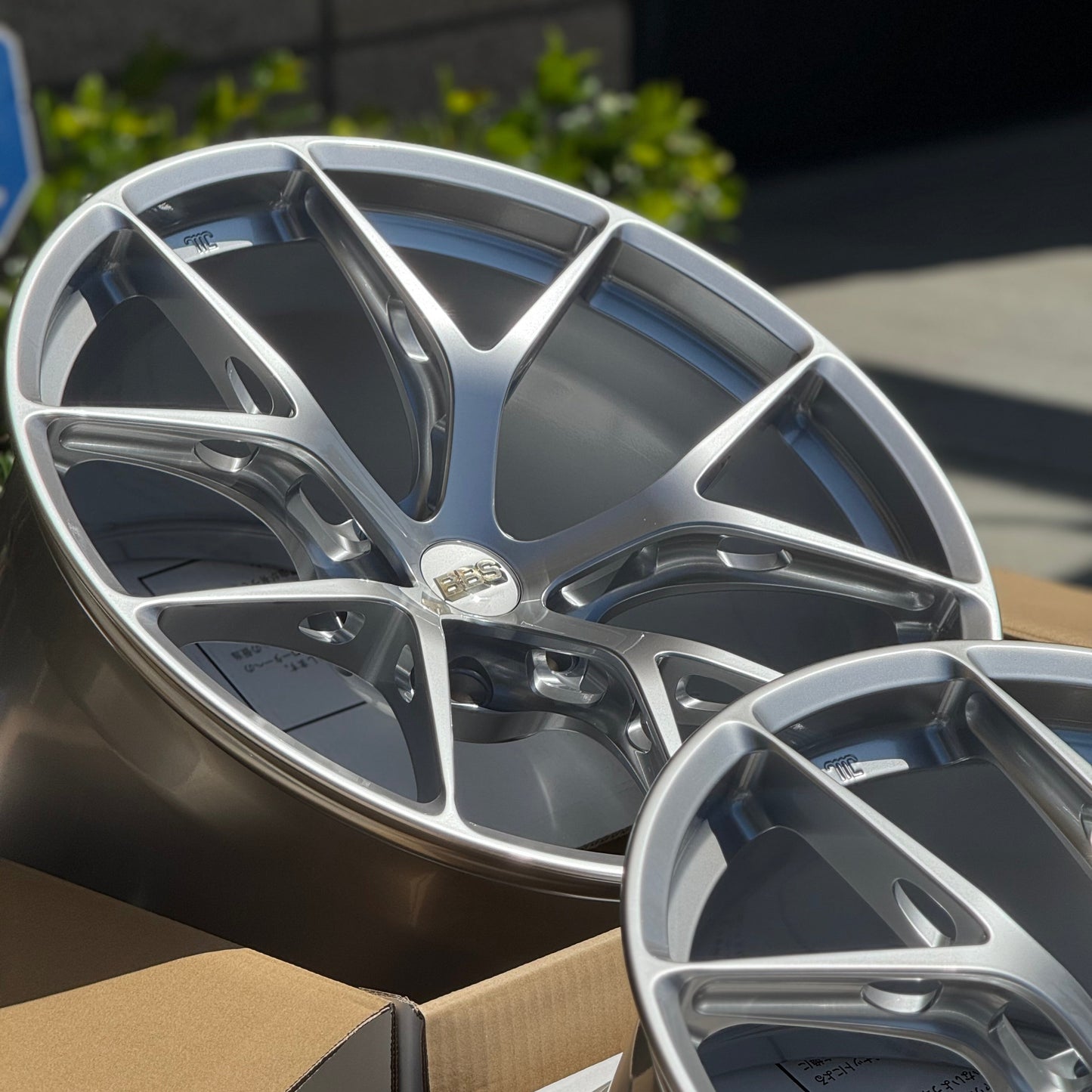 BBS FI-R 20x9 +35, 20x11.5 +40 5x112 Diamond Silver (SET)