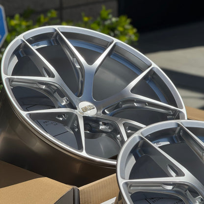 BBS FI-R 20x9 +35, 20x11.5 +40 5x112 Diamond Silver (SET)