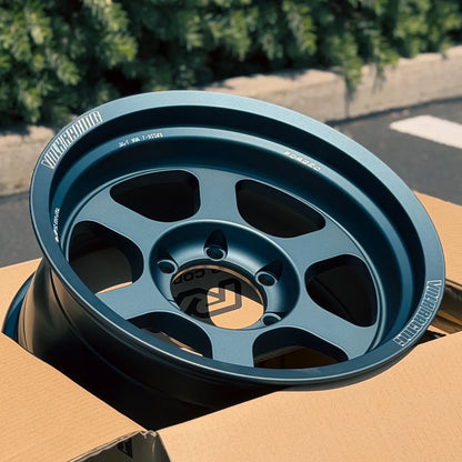 Volk Racing TE37XT M-Spec 17x8.5 -10 6x139.7 Matte Blue Gunmetal (SET)