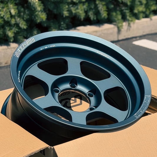 Volk Racing TE37XT M-Spec 17x8.5 -10 6x139.7 Matte Blue Gunmetal (SET)