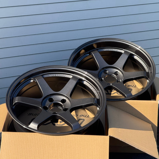 Volk Racing TE37SL 19x9.5 +22, 19x10.5 +35 5x112 Diamond Black (SET)