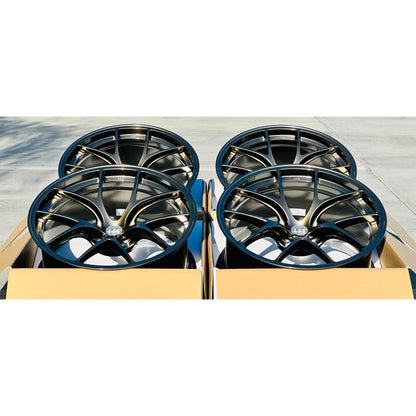 BBS RI-D 20x9.5 +10, 20x10.5 +15 5x112 Diamond Gold (SET)