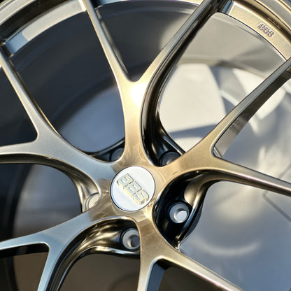 BBS RI-D 20x9.5 +10, 20x10.5 +15 5x112 Diamond Gold (SET)