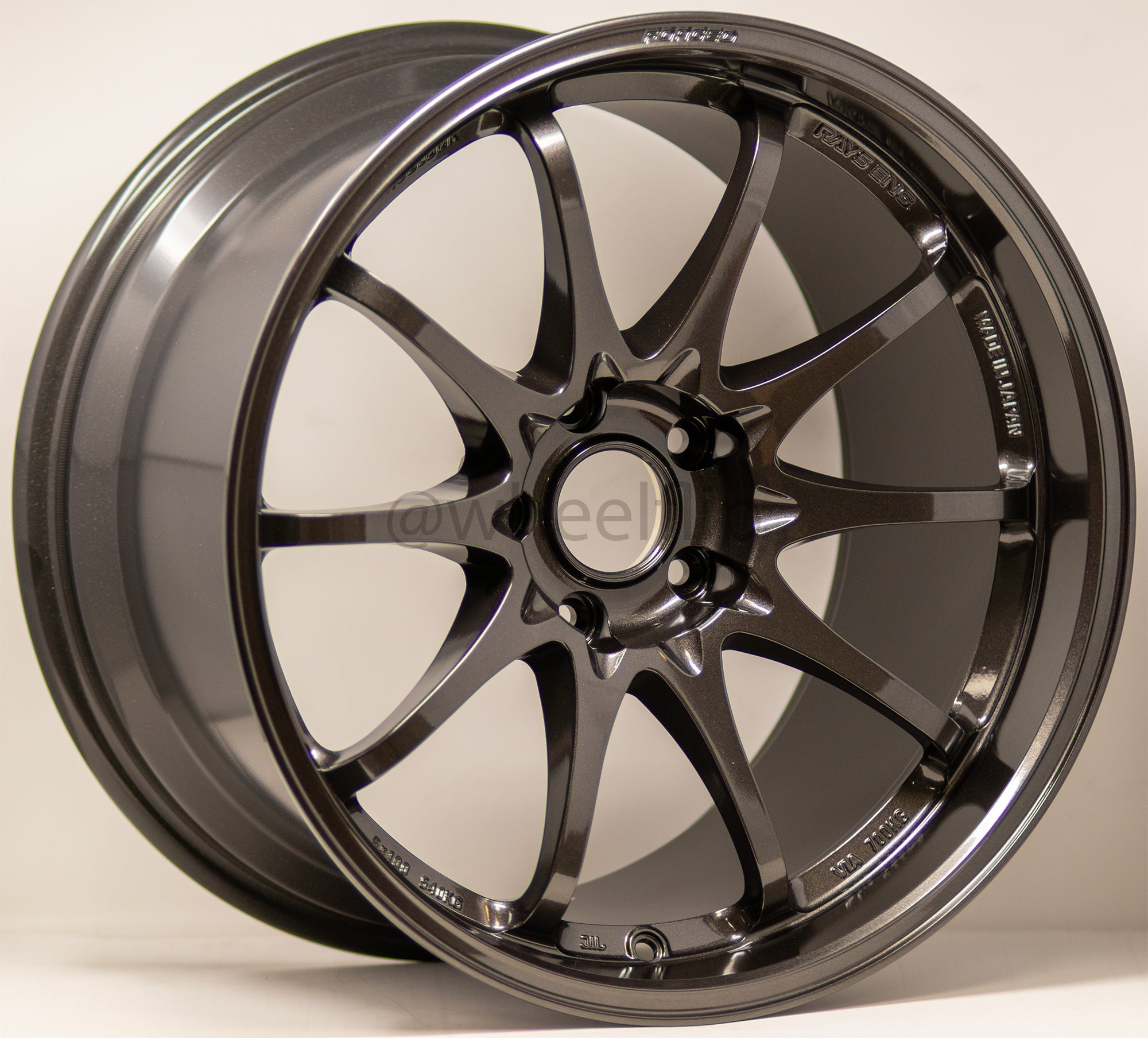 Volk Racing CE28 Club Racer II Black Edition 18x10.5 +22 5x114.3 Diamo ...