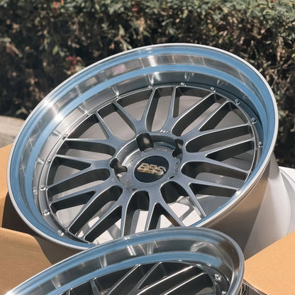 BBS LM 20x9 +42, 20x12 +50 5x130 Diamond Black (SET)