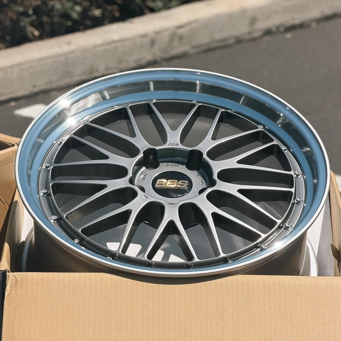 BBS LM 20x9 +42, 20x12 +50 5x130 Diamond Black (SET)