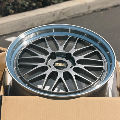 BBS LM 20x9 +42, 20x12 +50 5x130 Diamond Black (SET)