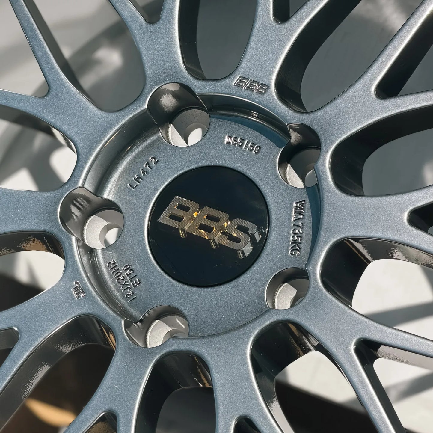 BBS LM 20x9 +42, 20x12 +50 5x130 Diamond Black (SET)