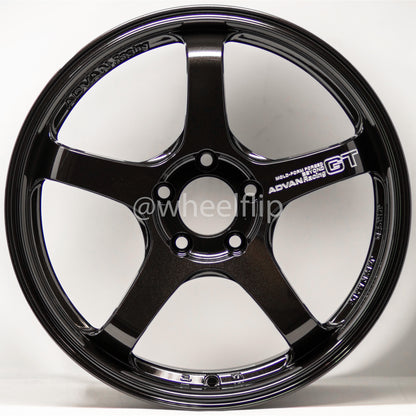 Advan GT Beyond 18x9.5 +38 5x114.3 Titanium Black (SET)