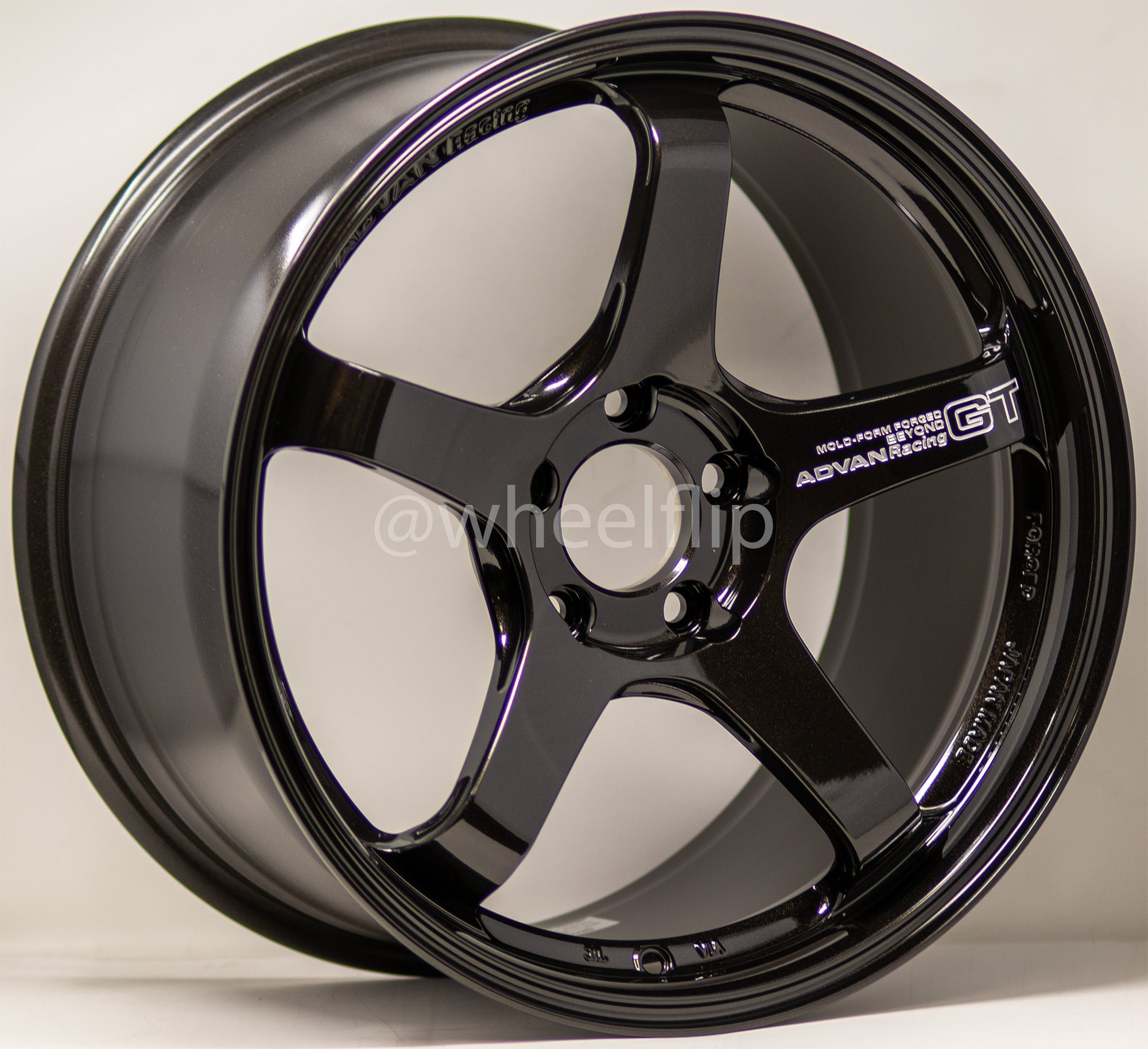 Advan GT Beyond 18x9.5 +38 5x114.3 Titanium Black (SET) – WheelFlip