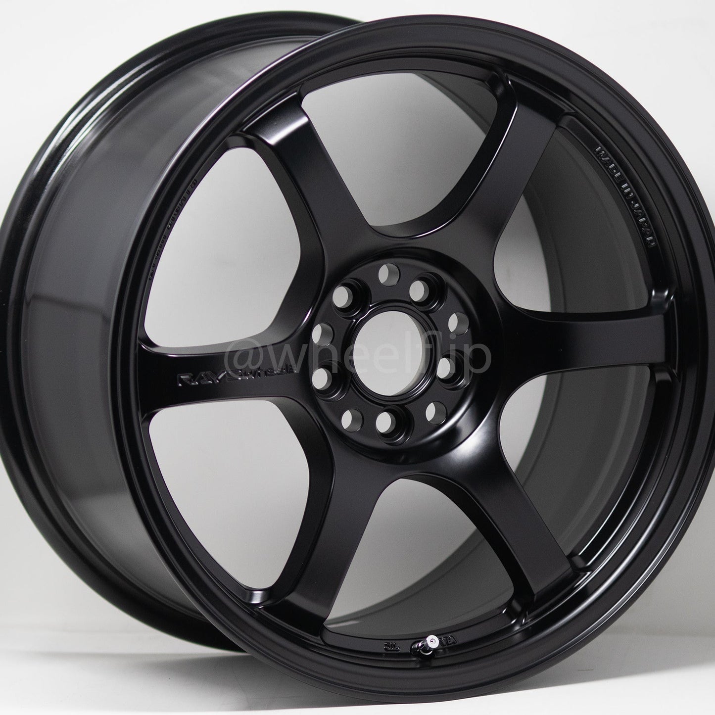 Gram Lights 57DR 17x9 +22 5x114.3 Semi Gloss Black