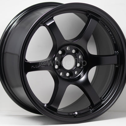 Gram Lights 57DR 17x9 +22 5x114.3 Semi Gloss Black